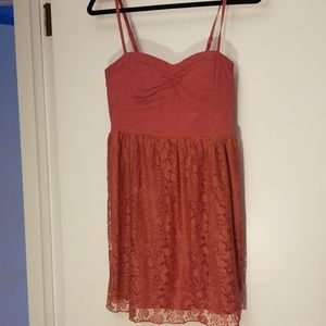 New Pink Lace Dress